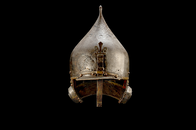Mamluk-steel-helmet-Egypt,-late-15th_-ea