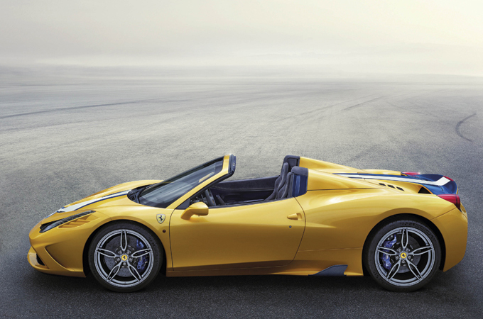 The car marries extreme performance with the pleasure of droptop driving.