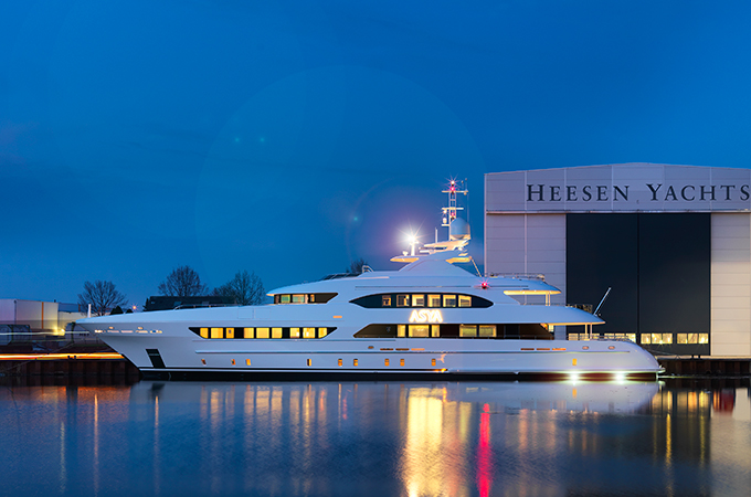 New Heesen Yacht Named Asya Yachting